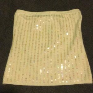 Sequin tube top